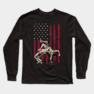 American Flag 4Th Of July Long Sleeve T-Shirt